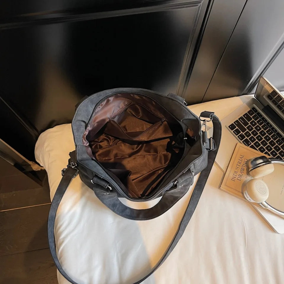 Winter Women's Soft Suede Leather Shoulder Hand Bags for Women Luxury Lazy Commuting Handbags Women Bags Deisgner Large Capacity